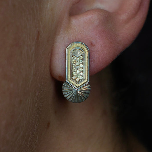 Yellow Sapphire Earrings