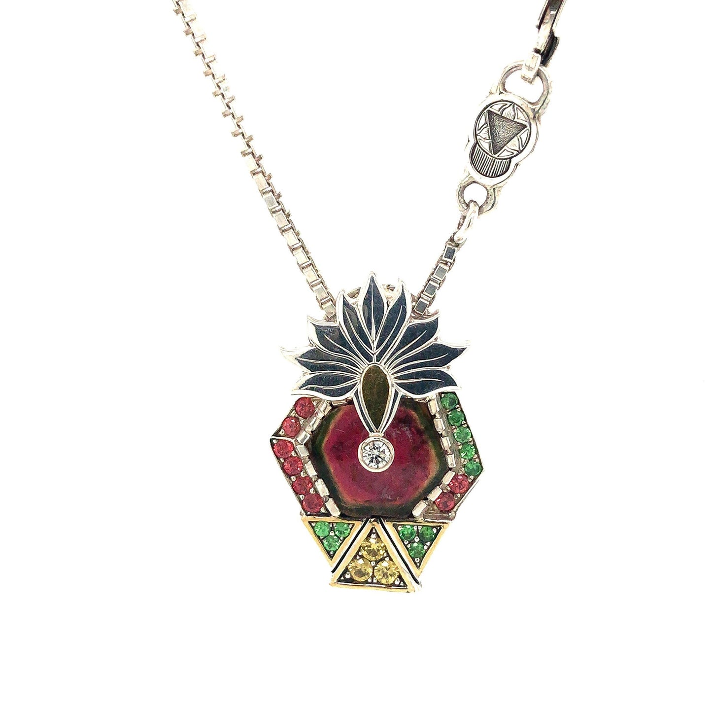 Watermelon Tourmaline Necklace - Relic Fine Jewelry