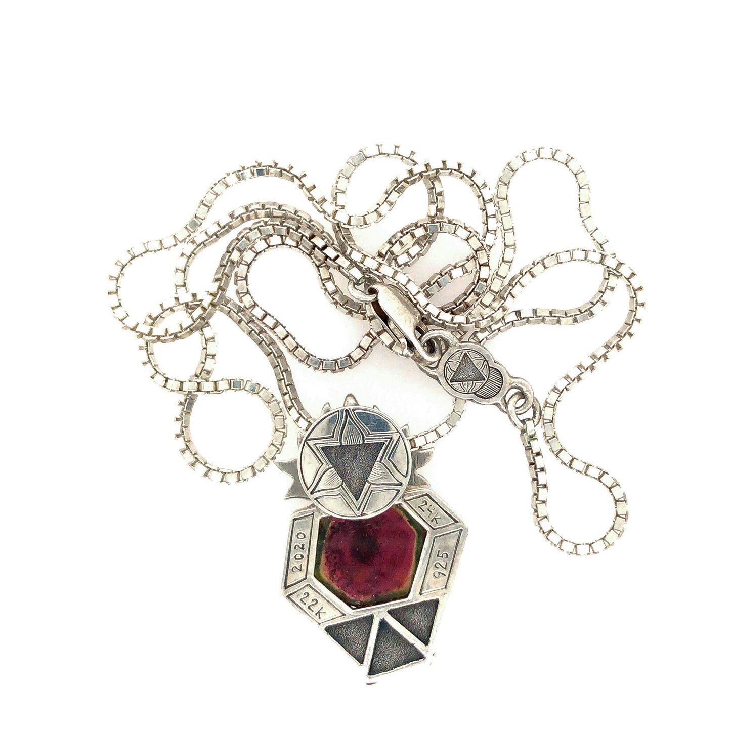 Watermelon Tourmaline Necklace - Relic Fine Jewelry