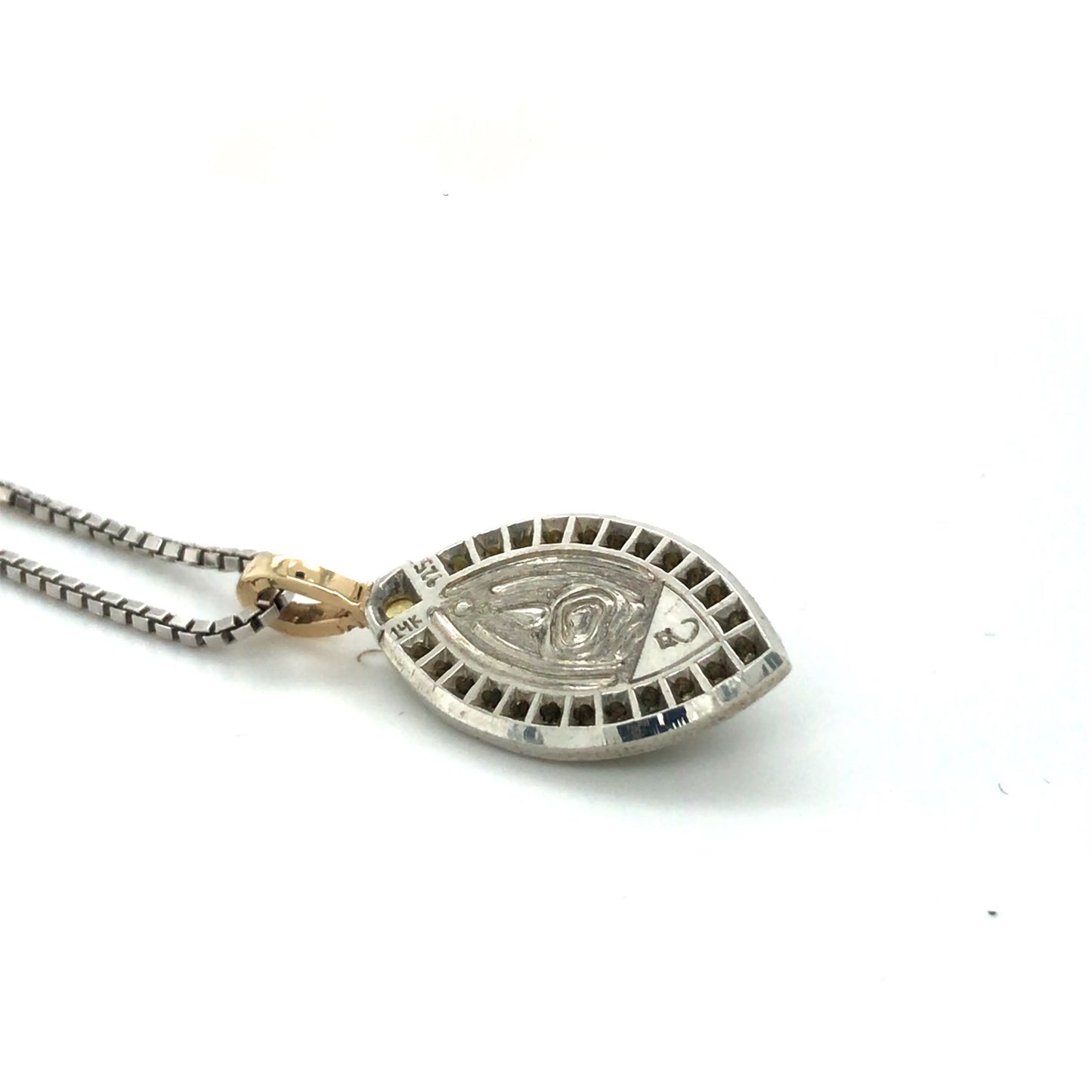 Jade, Diamond + Sapphire Necklace