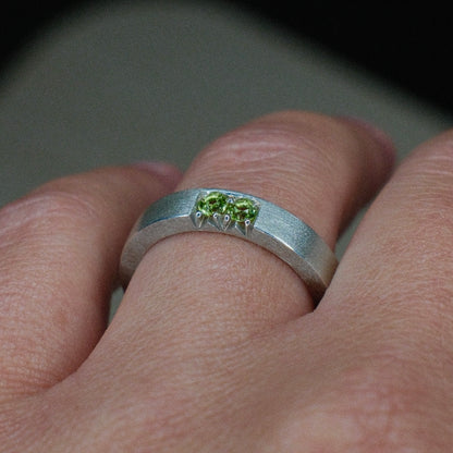 Peridot Stacker Band