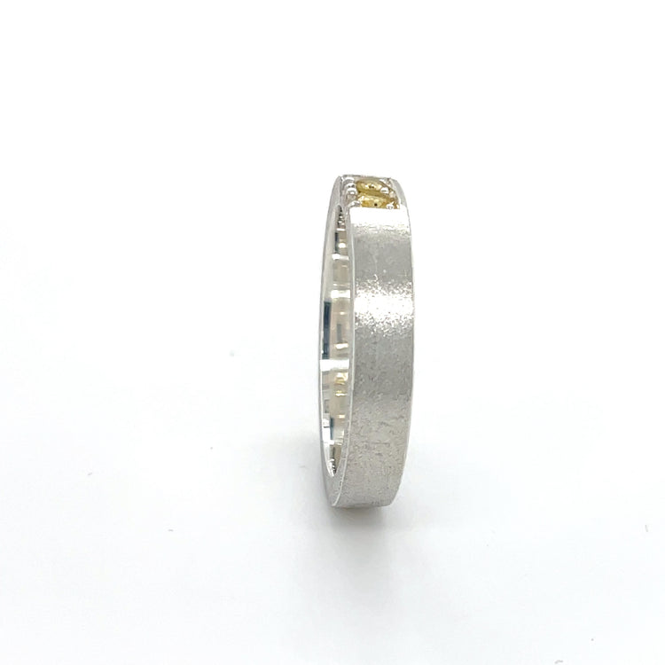 Yellow Sapphire Stacker Band