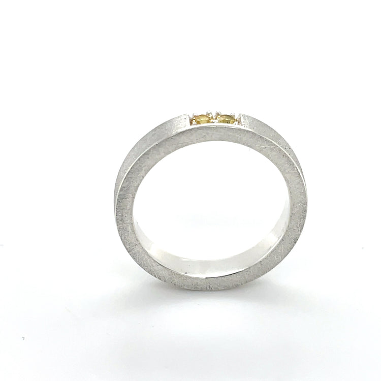 Yellow Sapphire Stacker Band