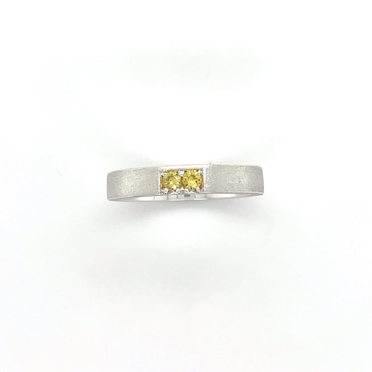 Yellow Sapphire Stacker Band