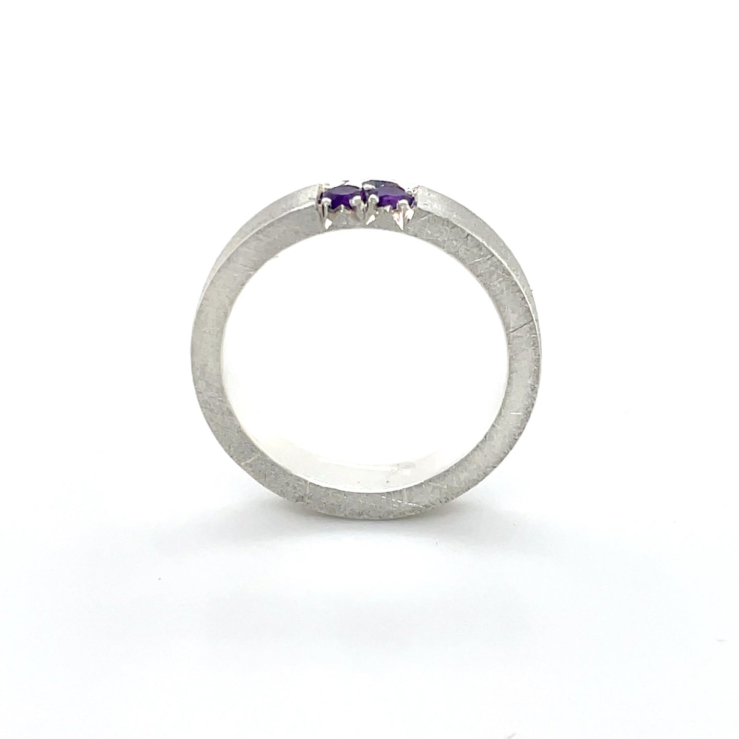 Amethyst Stacker Band