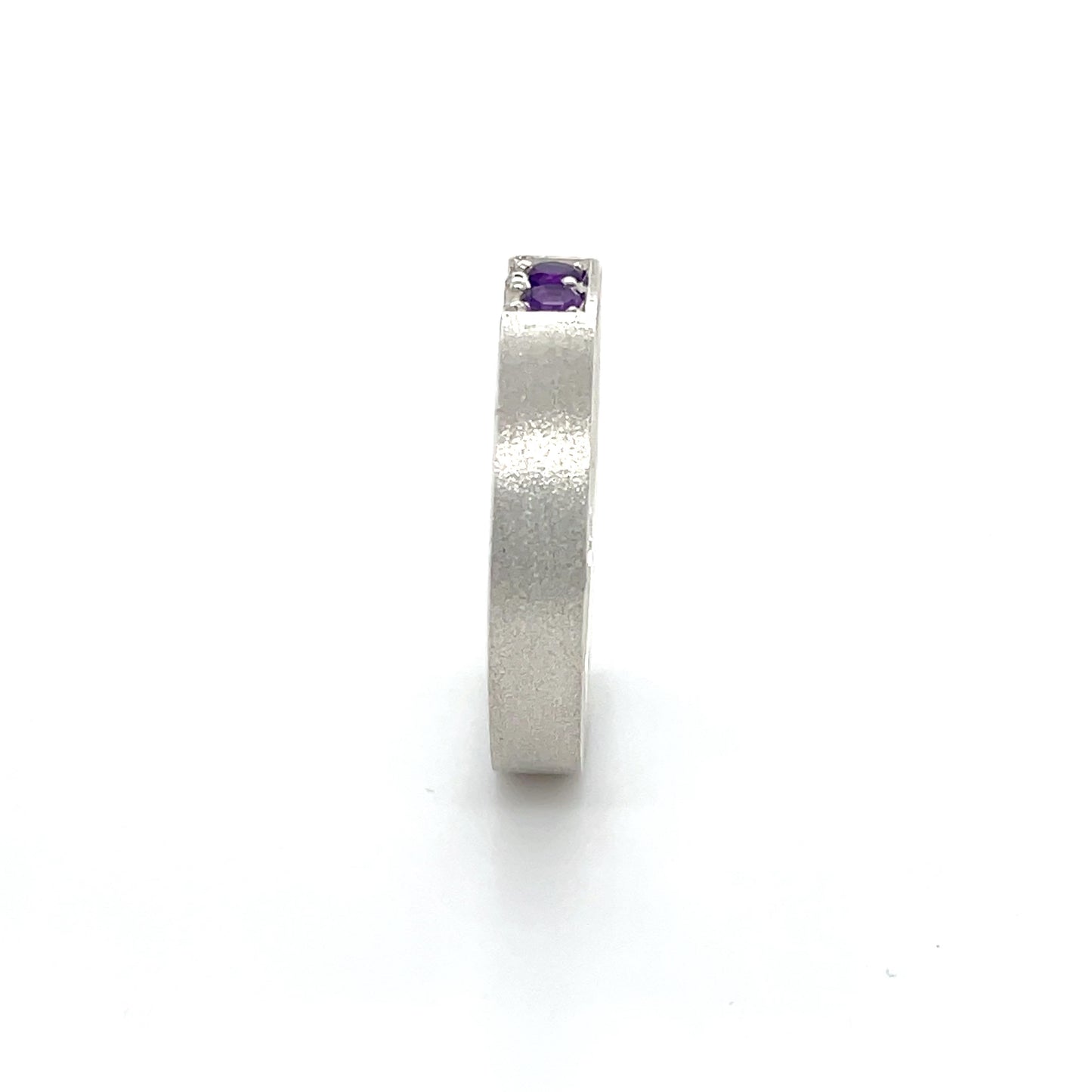 Amethyst Stacker Band