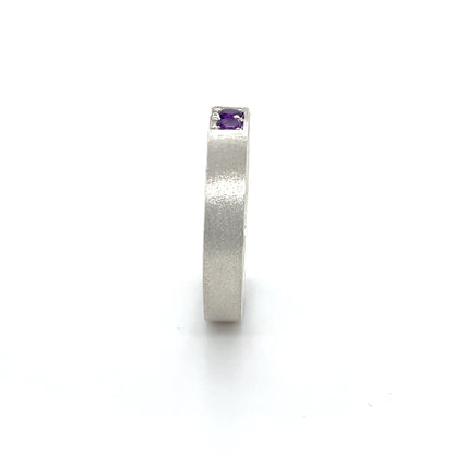 Amethyst Stacker Band