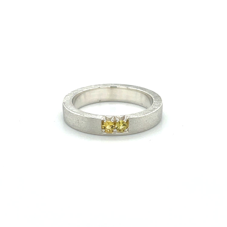 Yellow Sapphire Stacker Band