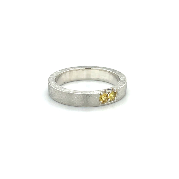 Yellow Sapphire Stacker Band