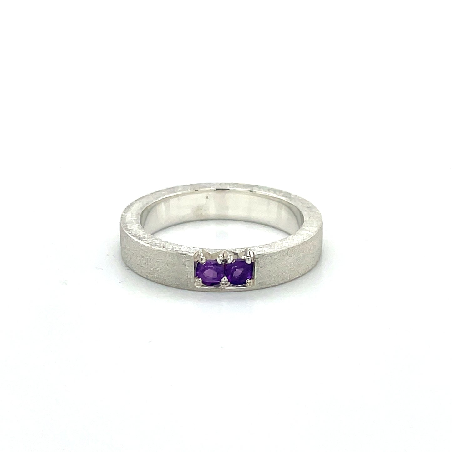 Amethyst Stacker Band