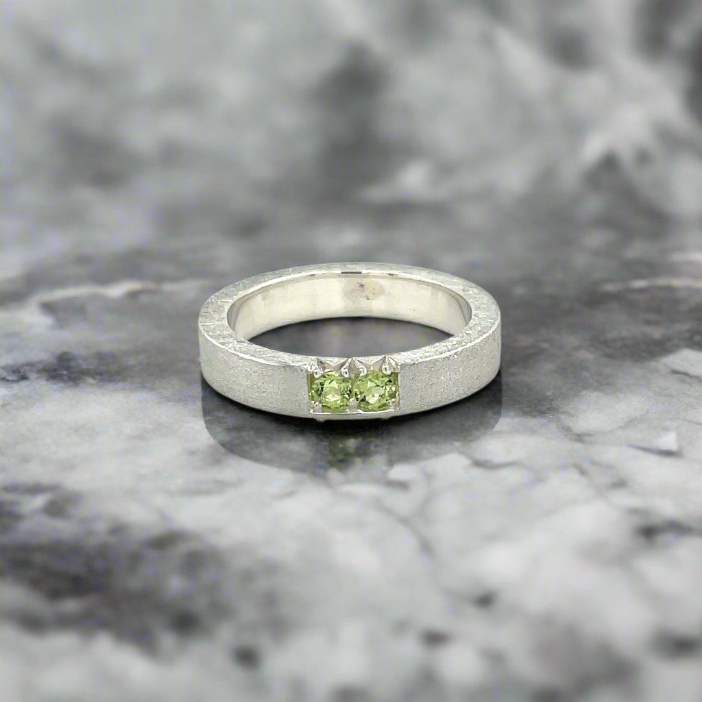 Peridot Stacker Band