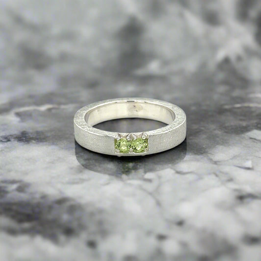 Peridot Stacker Band