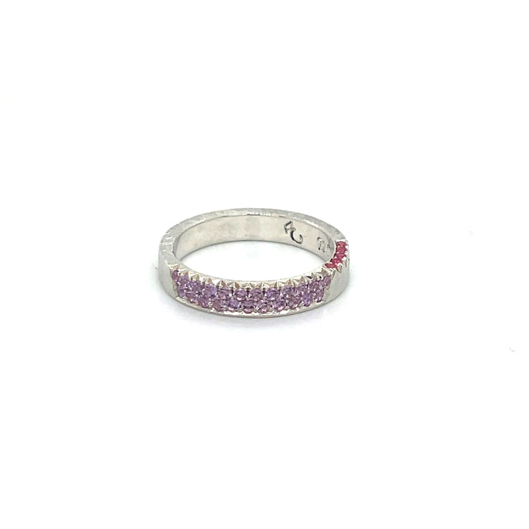 Purple Sapphire + Jedi Spinel Stacker Band