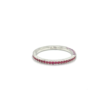 Jedi Spinel + Purple Sapphire Stacker Band