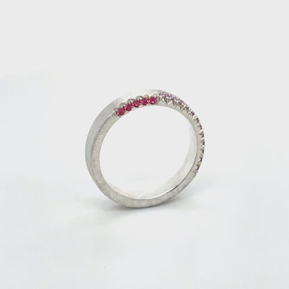 Purple Sapphire + Jedi Spinel Stacker Band