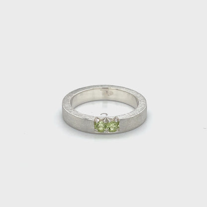 Peridot Stacker Band
