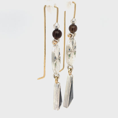 Bright Cut Dangle Earrings