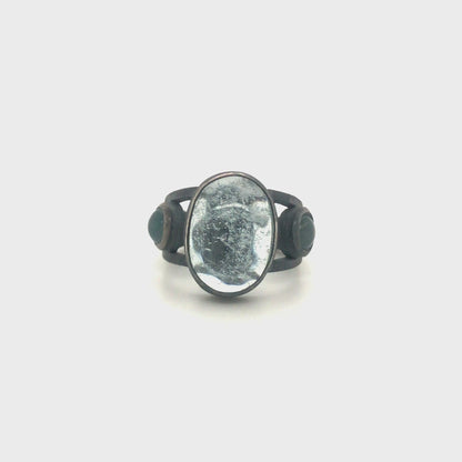 Aquamarine Cabochon Ring