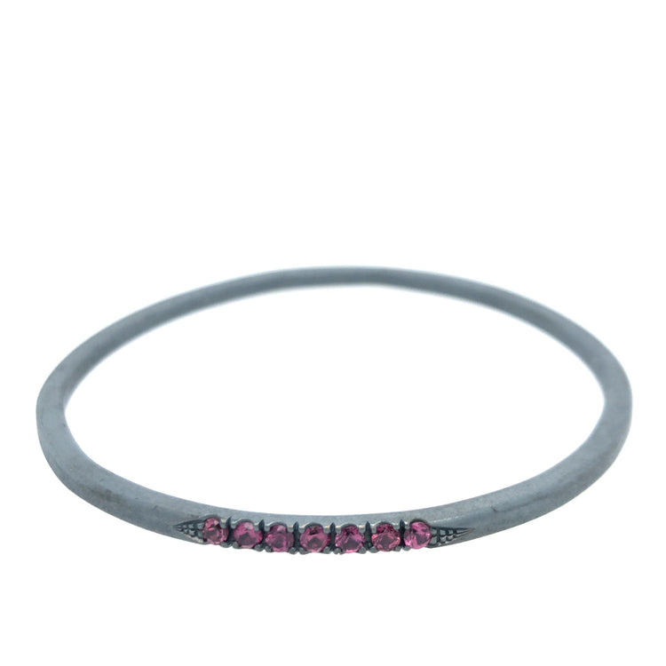 Rhodolite Bangle - Relic Fine Jewelry