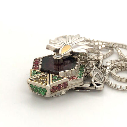 Watermelon Tourmaline Necklace
